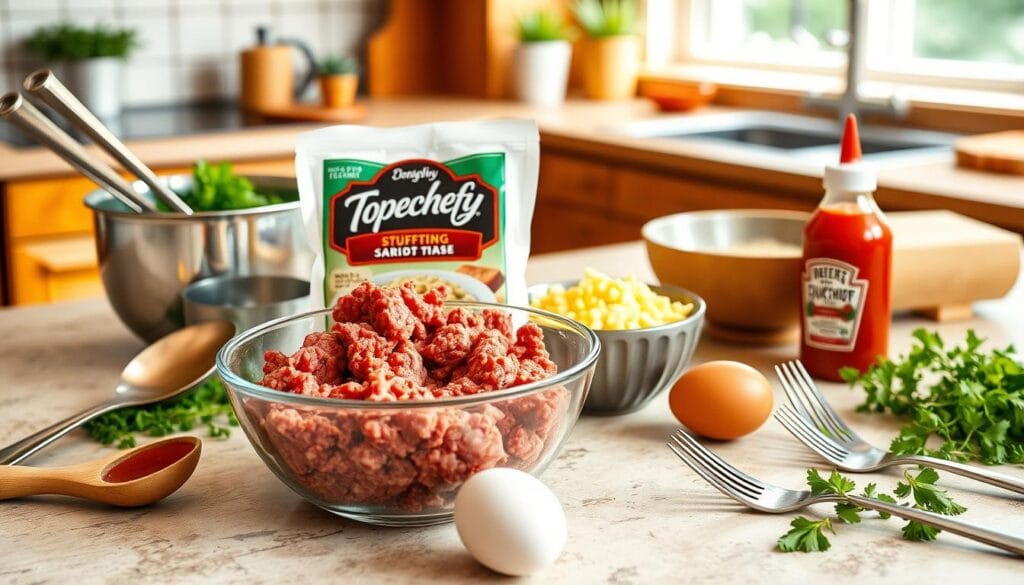 Meatloaf Using Stove Top Stuffing Preparation Meatloaf Using Stove Top Stuffing Preparation