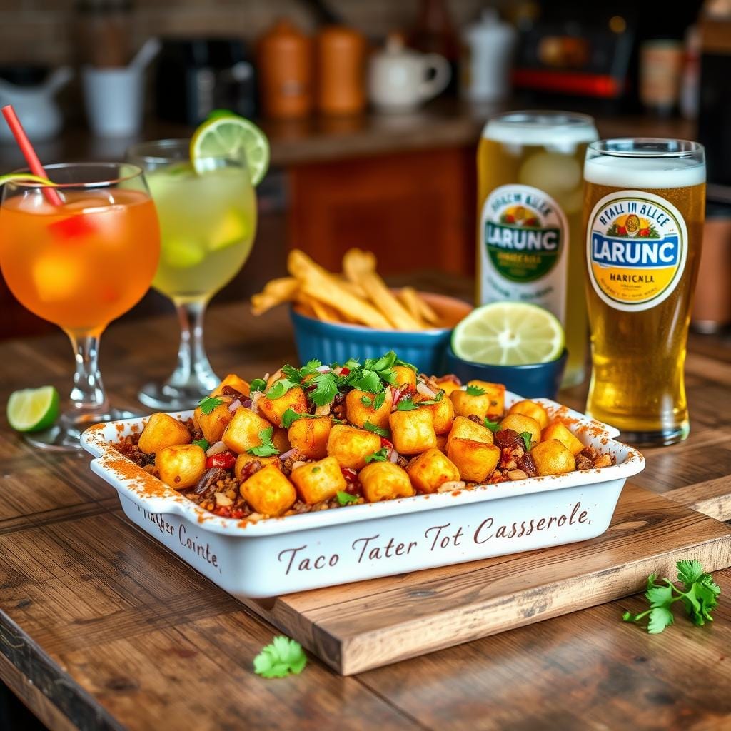 Taco Tater Tot Casserole Drink Pairings Taco Tater Tot Casserole Drink Pairings