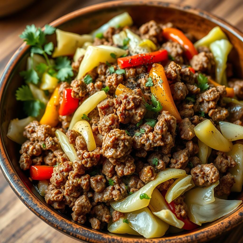 ground beef cabbage recipe