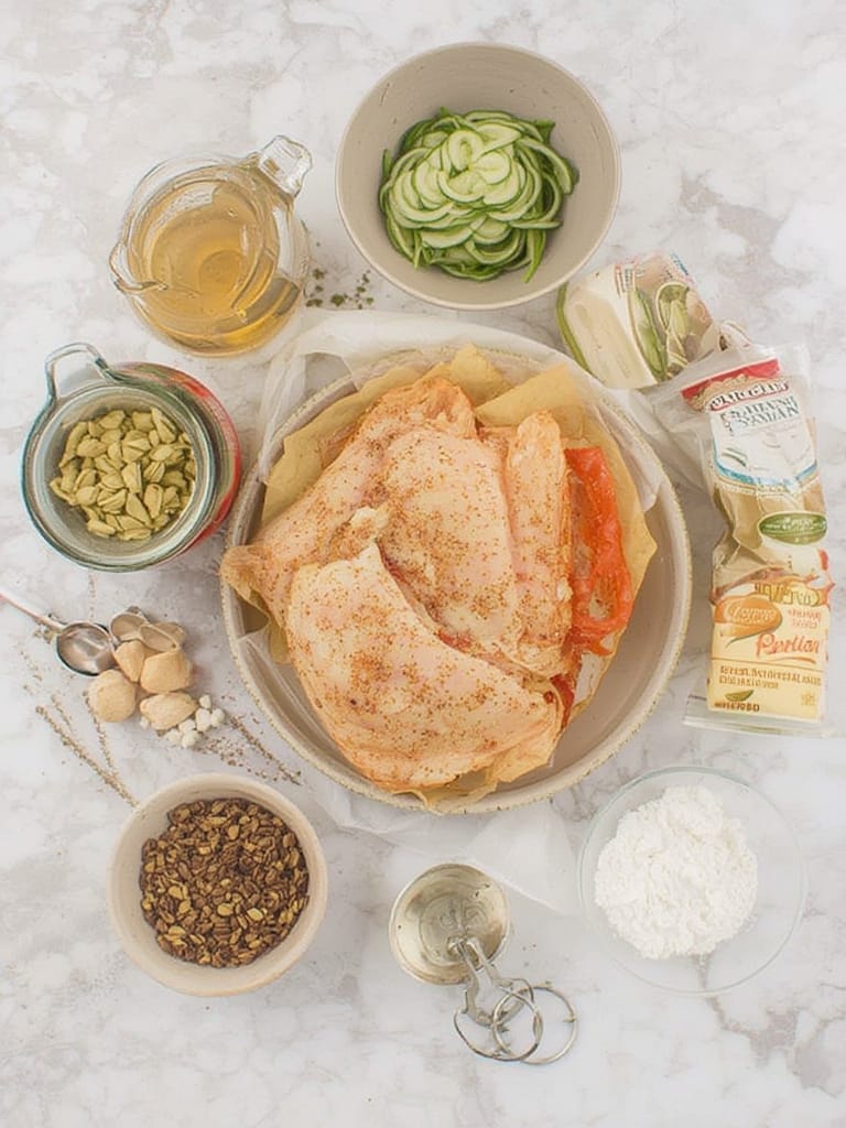 Easy Chicken Dinner ingredients