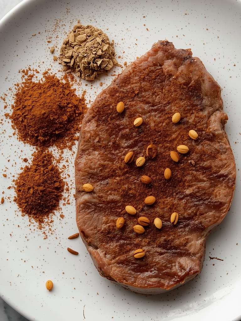 Coffee rubbed steak ingredients