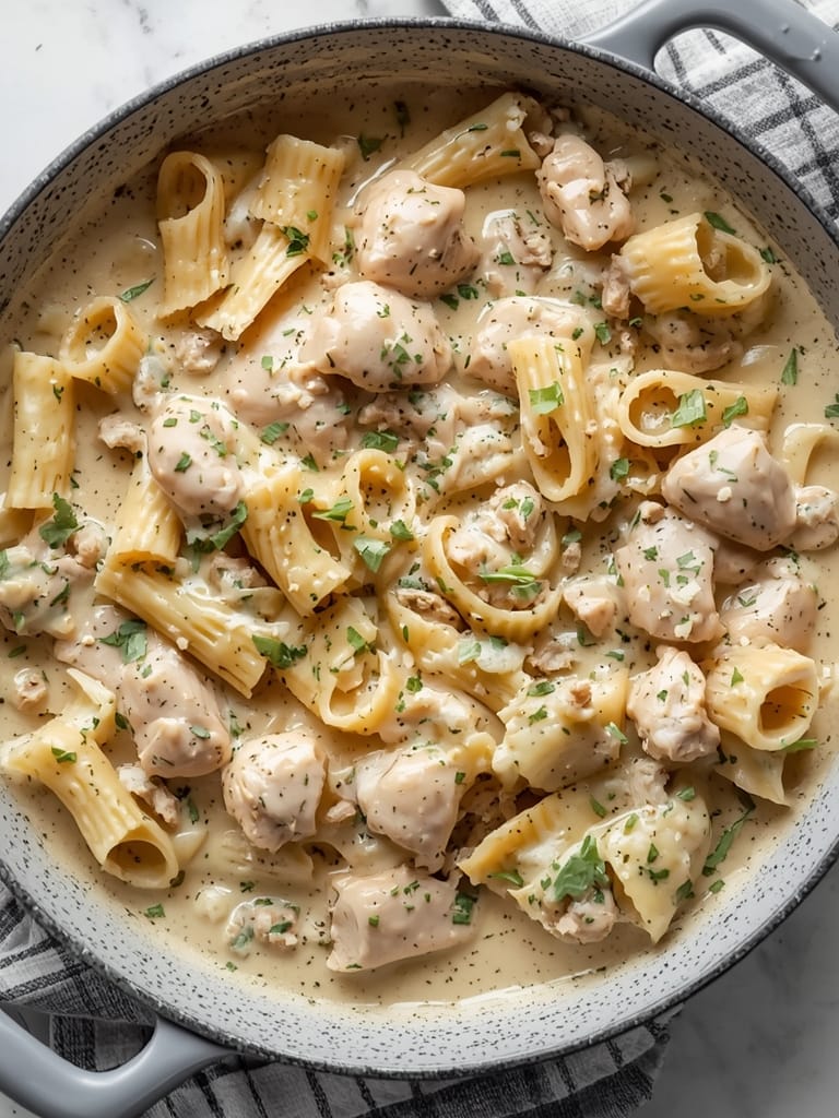 Creamy Chicken Pasta ingredients