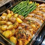 Garlic Herb Chicken Tray Bake