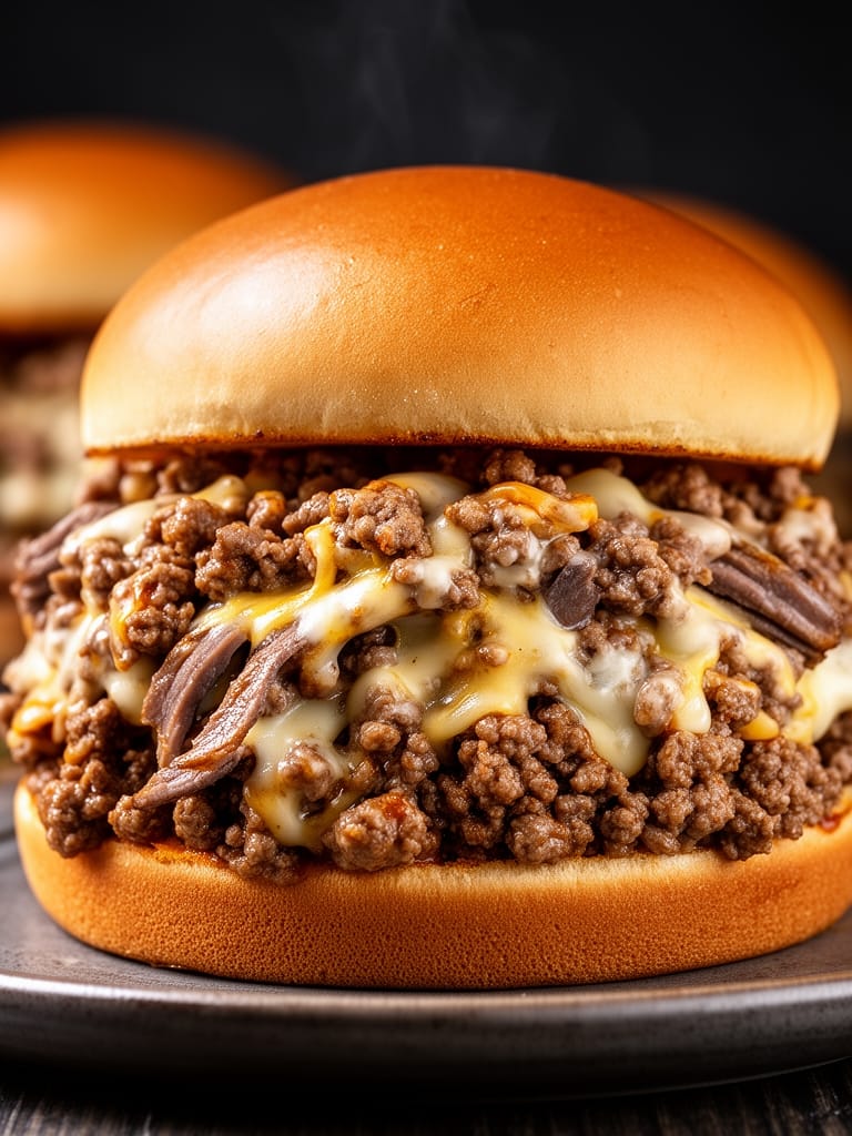 Philly Cheesesteak Sloppy Joes
