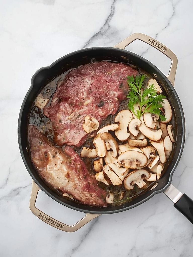 Steak and Mushroom Skillet ingredients